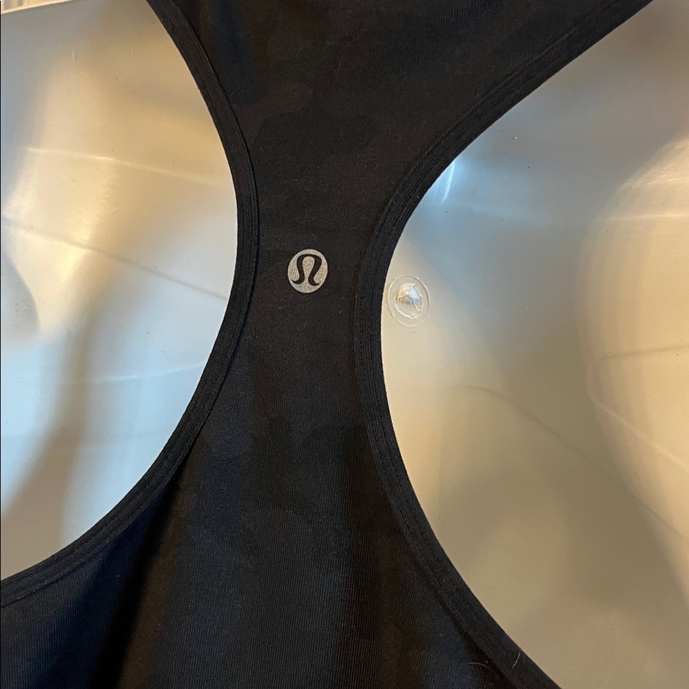 Lululemon Cool Racerback Tank Camo Deep Coal Multi Size 8 - Picture 5 of 5